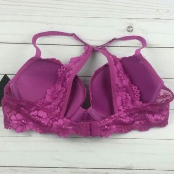 Rampage Push Up Demi Bra Underwire Racer Back 41 - Picture 2 of 3